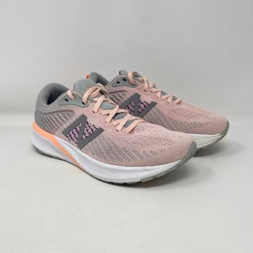 New Balance 870 V5 Running Shoes Wms 8.5 Pink Gray 1/2" LIFT LEFT‎ SHOE